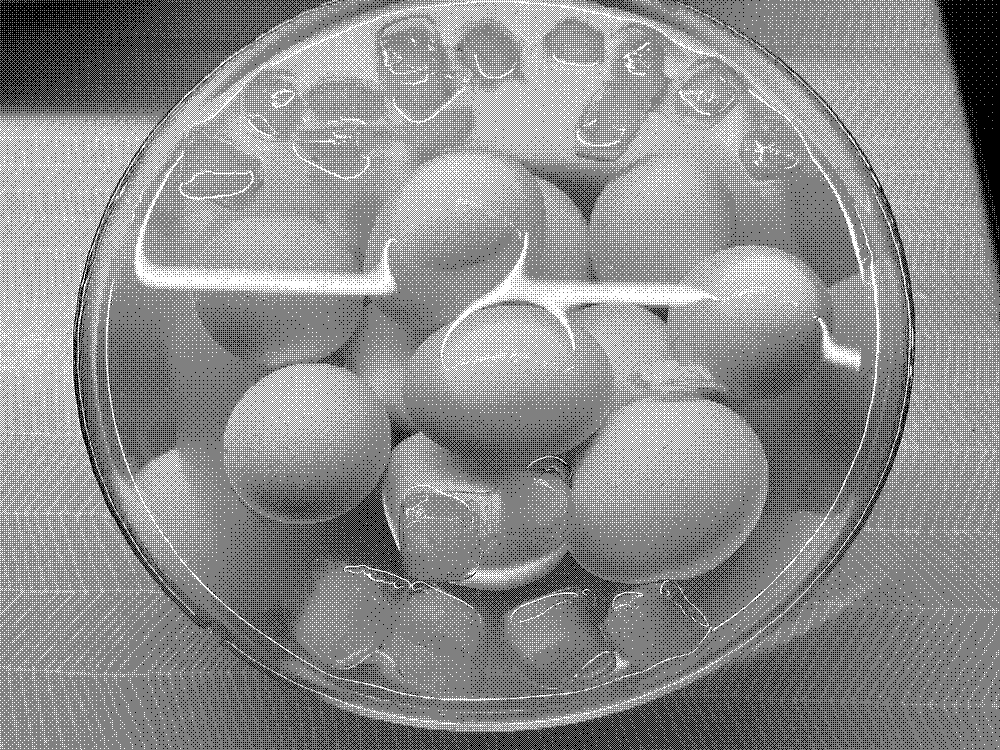 A bowl of eggs in ice water