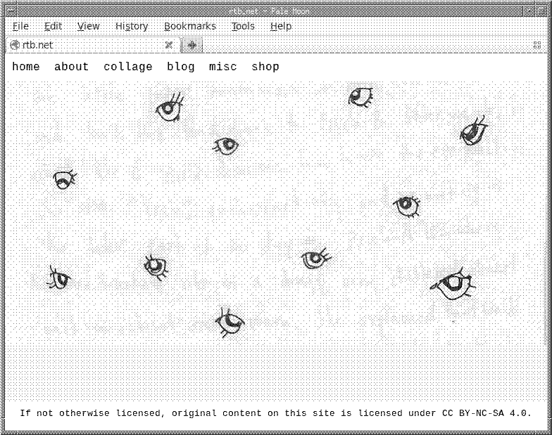 Screenshot of the website under redthebean.net